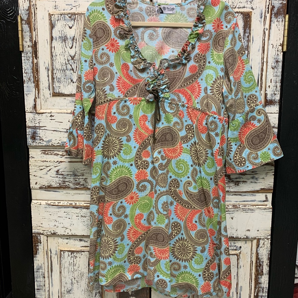 Super Cute🌸Mud Pie Dress/Cover Up SMALL
